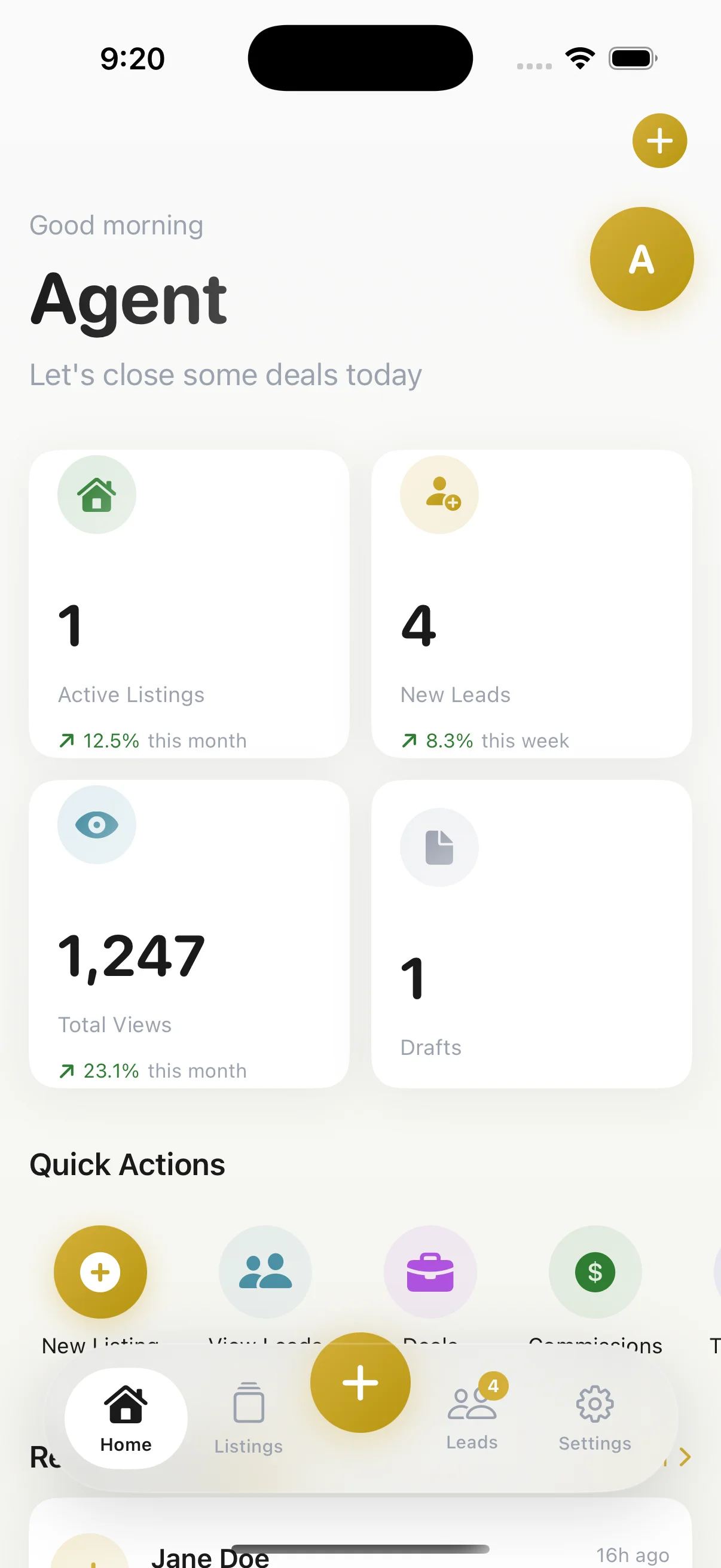 ListingOS Dashboard